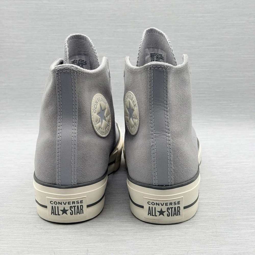 Converse Women's 11 Chuck 70 Plus Grey Blue Suede Leather High Top A03251C
